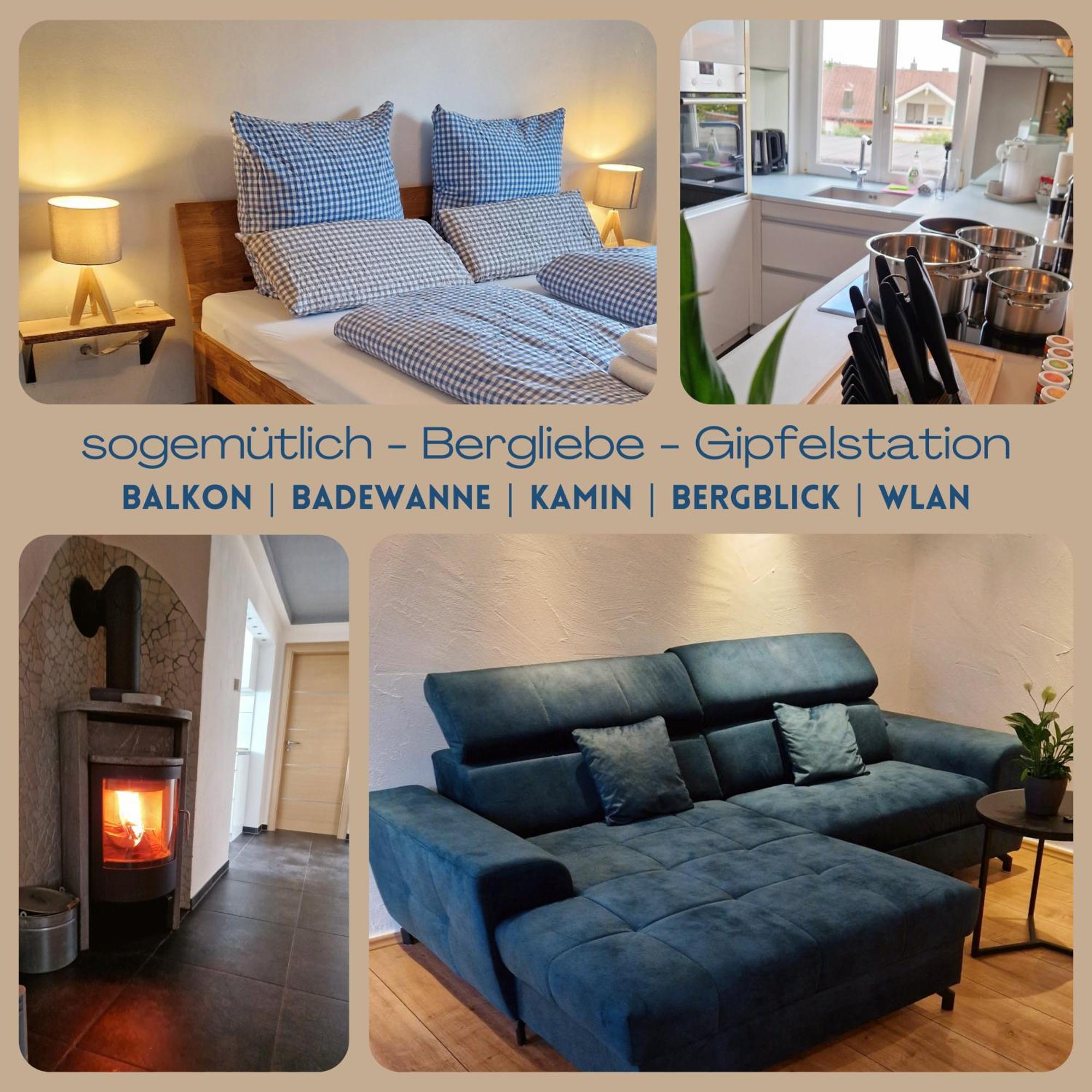 Ferienwohnung Bergliebe - Gipfelstation Blaichach Exterior foto